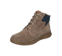 Josef Seibel Damen Schnürstiefeletten Amelie 09,Weite G (Normal),Wechselfußbett,schnürboots,Winterstiefeletten,Beige (Taupe-Kombi),37 EU
