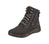 Josef Seibel Schnürstiefelette Conny 55 – Wechselfußbett, wasserdicht, Weite G – Grau Größe 38
