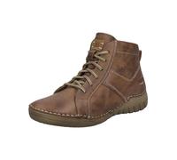 Josef Seibel Damen Schnürstiefeletten Felicia 01,Weite G (Normal),Wechselfußbett,übergangsschuhe,Stiefel,Bootee,Cognac,40 EU