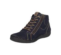 Josef Seibel Damen Schnürstiefeletten Fergey 67,Weite G (Normal),Wechselfußbett,uebergangsstiefel,schnürboots,Boots,Ocean,38 EU