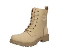 Josef Seibel Damen Schnürstiefeletten Marta 26,Weite G (Normal),Wechselfußbett,schnürboots,reißverschluss,Stiefel,Sand,39 EU