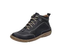 Josef Seibel Damen Schnürstiefeletten Neele 52,Weite G (Normal),Wechselfußbett,Kurzstiefel,uebergangsschuhe,schwarz,37 EU