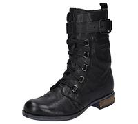 Josef Seibel Damen Schnürstiefeletten Sanja 21,Weite G (Normal),Wechselfußbett,schnürboots,reißverschluss,Boots,schwarz,36 EU