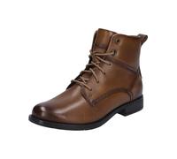 Josef Seibel Damen Schnürstiefeletten Simona 05,Weite G (Normal),Wechselfußbett,reißverschluss,Stiefel,Bootee,Booties,Cognac,39 EU