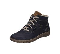 Josef Seibel Damen Schnürstiefeletten Steffi 53,Weite G (Normal),Wechselfußbett,wasserdicht,schnürboots,Boots,Ocean-Kombi,45 EU