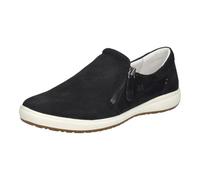 Josef Seibel Damen Slipper Caren 22,Weite G (Normal),Wechselfußbett,schluepfschuhe,Slip-ons,freitzeitschuhe,Mokassins,schwarz,40 EU