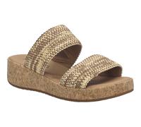 Slipper JOSEF SEIBEL "Evita 02, brasil-multi", Damen, Gr. 37, braun (brasil, multi), Obermaterial: 100% Textilmaterial TEXMAT., Schuhe Slipper (54001530-37) brasil, multi
