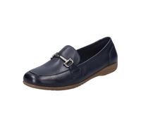 Josef Seibel Damen Slipper Fenja 26, Frauen Slip On,Weite G (Normal),Loafer,College Schuhe,Businessschuhe,Slip-ons,Slides,Indigo,40 EU
