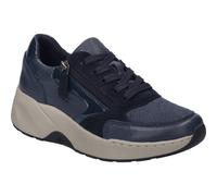 Josef Seibel Damen Low-Top Sneaker Lissi 03,Weite H (Weit),Wechselfußbett,Plateausohle,Halbschuhe,straßenschuhe,dunkelblau,39 EU