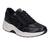 Josef Seibel Damen Low-Top Sneaker Lissi 03,Weite H (Weit),Wechselfußbett,Plateausohle,straßenschuhe,Strassenschuhe,schwarz,40 EU