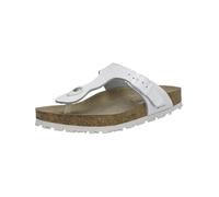 Josef Seibel Damen Zehentrenner Hermine 02, Frauen Sandalen,Weite G (Normal),bequem,leicht,Sommer,Strand,Sommerschuhe,Weiss,42 EU