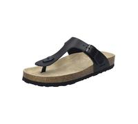 Josef Seibel Damen Zehentrenner Hermine 02, Frauen Sandalen,Weite G (Normal),zehenstegsandalen,bequem,leicht,Sommer,schwarz,40 EU