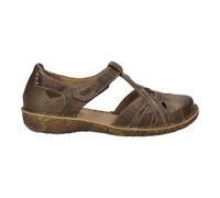 Klettschuh JOSEF SEIBEL "ROSALIE 29", Damen, Gr. 37, braun, Leder, Schuhe Klettschuh, Spangenschuh, Sandale, Komfortschuh mit modischer T-Spange (42900829-37) braun