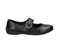 Ballerina JOSEF SEIBEL "Fenja 18, black-black", Damen, Gr. 43, schwarz (schwarz, schwarz), Obermaterial: 100% Rindsleder Leather cow., Schuhe Ballerina (81030663-43) schwarz, schwarz