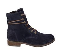 Josef Seibel Damen Schnürstiefelette Sienna 70, Weite G, Wechselfußbett, Blau 38