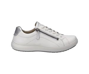 JOSEF SEIBEL Damenschuhe Sportliche Schnürer WEISS-SILBER WEISS-SILBER - Gr. - 36