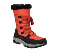 Josef Seibel Damen Winterstiefel Davos 51,Weite G (Normal),Wechselfußbett,wasserdicht,gefüttert,Winterschuhe,schwarz-rot,38 EU