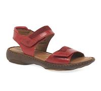 Josef Seibel Debra 19 Womens Leder Sandalen 38 EU Red Combi