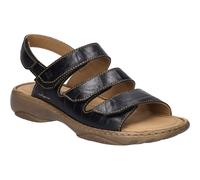 Josef Seibel Sandale Debra 57 Damen Klettverschlüsse Schwarz Größe 40