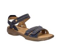 Josef Seibel Damen Riemchensandalen Debra 62, Frauen Sandalen,Weite G (Normal),bequem,flach,Sommerschuhe,Freizeitschuhe,Ocean,40 EU
