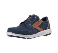 Josef Seibel Herren Sneaker Enrico 20,Weite G (Normal),Wechselfußbett,Freizeitschuhe,Schnuerschuhe,straßenschuhe,Indigo-Kombi,41 EU