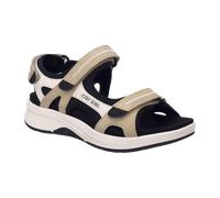 Josef Seibel Damen Sandaletten Estelle 02,Weite G (Normal),Wechselfußbett,Sommerschuhe,Freizeitschuhe,offene Schuhe,beige-Multi,43 EU
