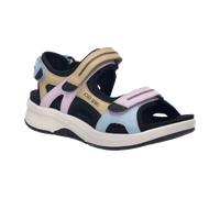 Sandale JOSEF SEIBEL "Estelle 02, lilac-multi", Damen, Gr. 37, lila (lila, multi), Obermaterial: 100% Rindsleder Leather cow., Schuhe Sandale (79322554-37) lila, multi