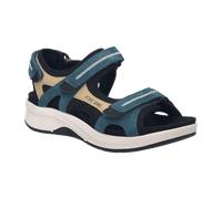 Sandale JOSEF SEIBEL "Estelle 02, grün-beige", Damen, Gr. 39, grün (grün, beige), Obermaterial: 100% Rindsleder Leather cow., Schuhe Sandale (26956818-39) grün, beige