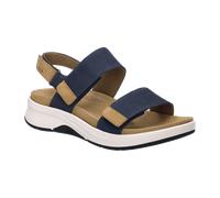 Josef Seibel Damen Sandaletten Estelle 04,Weite G (Normal),Wechselfußbett,Freizeitschuhe,offene Schuhe,t-spange,Ocean-Kombi,41 EU