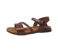 Sandale JOSEF SEIBEL "Fabricia 02, cognac", Damen, Gr. 41, braun (cognac), Obermaterial: 100% Rindsleder Leather cow., Schuhe Sandale (39040121-41) cognac