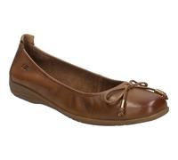 Josef Seibel Damen Klassische Ballerinas Fenja 09,Weite G (Normal),klassisch elegant,Ballerinen,Pumps,Halbschuhe,Slipper,Camel,39 EU