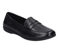 Josef Seibel Damen Slipper Fenja 22, Frauen Slip On,Weite G (Normal),mokassins,Halbschuhe,Schlupfschuhe,loafer,black-black,37 EU
