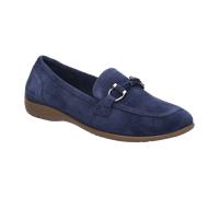 Josef Seibel Damen Klassische Ballerinas Fenja.34,Weite G (Normal),Halbschuhe,Sommerschuhe,Ballerina-Schuhe,Ballet-Flats,Indigo,42 EU