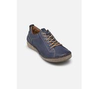 Josef Seibel Damen Sneaker Fergey.56,Weite G (Normal),Wechselfußbett,Halbschuhe,Freizeitschuhe,Schnuerschuhe,Schnuerer,Shark,42 EU