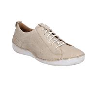 Josef Seibel Damen Low-Top Sneaker Fergey 56,Weite G (Normal),Wechselfußbett,Freizeitschuhe,Turnschuhe,Laufschuhe,Creme,41 EU