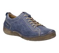 Schnürschuh JOSEF SEIBEL "Fergey 56", Damen, Gr. 36, blau (hellblau), Leder, Schuhe Schnürschuh, Freizeitschuh, Halbschuh mit herausnehmbarer Innensohle, Weite G, Topseller (99054142-36)