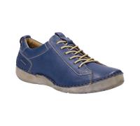 Josef Seibel Damen Sneaker Fergey.56,Weite G (Normal),Wechselfußbett,straßenschuhe,Strassenschuhe,Schnuerung,Low-tie,Shark,43 EU