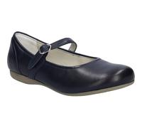 Josef Seibel Damen Klassische Ballerinas Fiona 77,Weite G (Normal),Ausgehschuhe,Abendschuhe,Slip-ons,Gummizug,Ballerinen,Ocean,41 EU