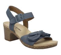 Josef Seibel Damen Sandaletten Grace 11, Frauen Sandalen,Weite G (Normal),elegant,Leichter Absatz,Sommerschuhe,Strandschuhe,Azur,42 EU