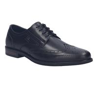Josef Seibel 4690268/100 Herren Schnürschuhe Glattleder in schwarz - Gr. 40