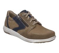 Josef Seibel Herren Low-Top Sneaker Enrico 20,Weite G (Normal),Wechselfußbett,Turnschuhe,Laufschuhe,schnürschuhe,Beige (Taupe-Kombi),45 EU