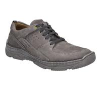 Josef Seibel Herren Bequemschuhe Liam 01,Weite H (Weit),Wechselfußbett,Komfortschuhe,Halbschuhe,schnürschuhe,schnürer,Asphalt,42 EU