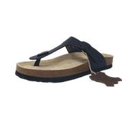 Josef Seibel Damen Zehentrenner Hermine 02, Frauen Sandalen,Weite G (Normal),zehenstegsandalen,bequem,leicht,Sommer,schwarz,40 EU