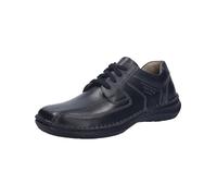 Josef Seibel Herren Bequemschuhe New Anvers 08,Weite K (Extra weit),Wechselfußbett,Komfortschuhe,Halbschuhe,schnürer,schwarz,44 EU