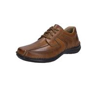 Josef Seibel Herren Bequemschuhe New Anvers 08,Weite K (Extra weit),Wechselfußbett,Schnuerung,lace-up Shoes,Halbschuhe,Cognac,43 EU