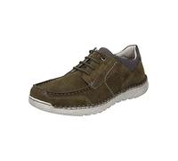 Josef Seibel Herren Bequemschuhe Wilson 10,Weite H (Weit),Wechselfußbett,schnürer,bequem,Schnuerschuhe,Schnuerer,Grün (Oliv-Kombi),43 EU