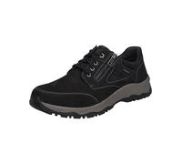 Josef Seibel Herren Low-Top Sneaker Leroy 55,Weite H (Weit),Wechselfußbett,wasserdicht,Laufschuhe,schnürschuhe,schwarz,44 EU