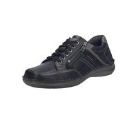 Josef Seibel Herren Businessschuhe New.Anvers.87, Weite K, Wechselfußbett, schwarz-Kombi, Größe 47