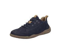 Josef Seibel Herren Halbschuhe Wallace 02 Leder Ocean Weite G Wechselfußbett Blau Größe 42