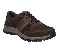 Josef Seibel Herren Low-Top Sneaker Leroy 56,Weite H (Weit),Wechselfußbett,wasserdicht,Freizeitschuhe,Turnschuhe,braun-Kombi,43 EU